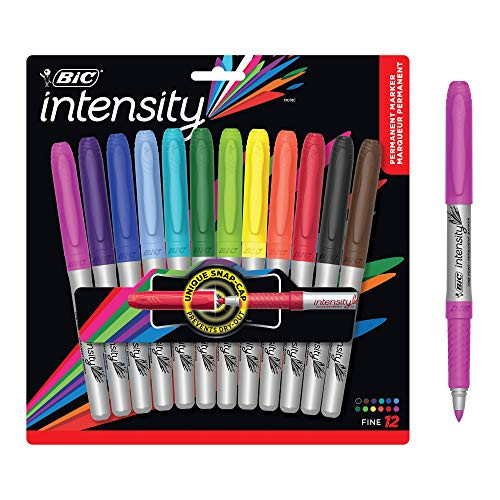 Alea's Deals BIC Intensity Fashion Permanent Markers, 12-Count Up to 61% Off! Was $15.49!  