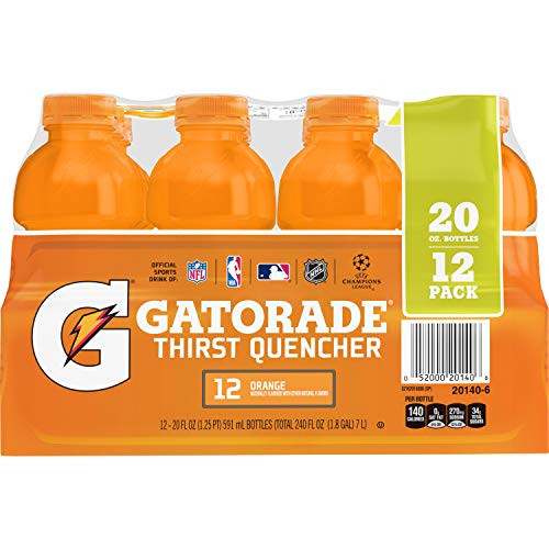 Alea's Deals Gatorade Original Thirst Quencher,Orange, 20 ounce, 12 count  – ON SALE+SUB/SAVE!  