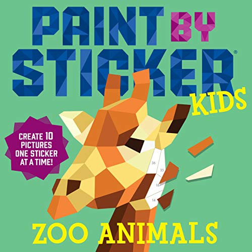 Alea's Deals Paint by Sticker Kids: Zoo Animals Up to 41% Off! Was $9.95!  