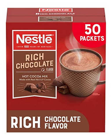 Alea's Deals Nestle Hot Chocolate Packets, Hot Cocoa Mix 50 Count – ON SALE+SUB/SAVE!  