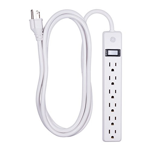 Alea's Deals 20% Off GE 6 Outlet Power Strip, 8 Ft Long Extension Cord, Grounded Outlets! Was $9.99!  