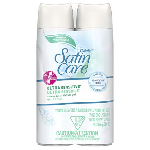 Alea's Deals Satin Care Ultra Sensitive Shave Gel twin pack, 14oz Up to 38% Off! Was $5.99 ($0.43 / Ounce)!  