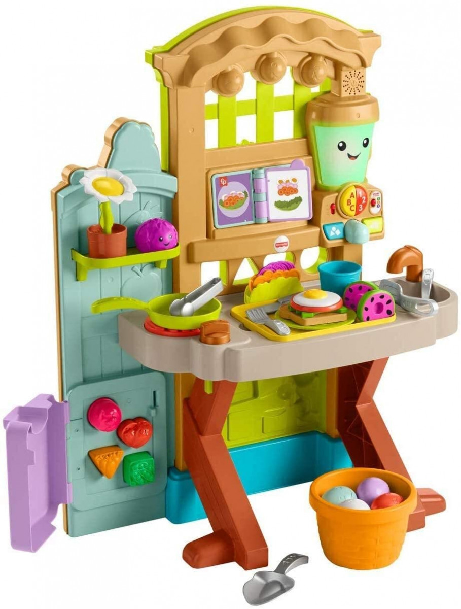 Alea's Deals RARE COUPON! Fisher-Price Laugh & Learn Grow-the-Fun Garden to Kitchen! Was $79.99!  