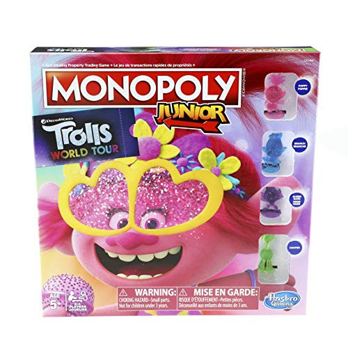 Alea's Deals 41% Off Monopoly Junior: DreamWorks Trolls World Tour Edition Board Game! Was $14.99!  