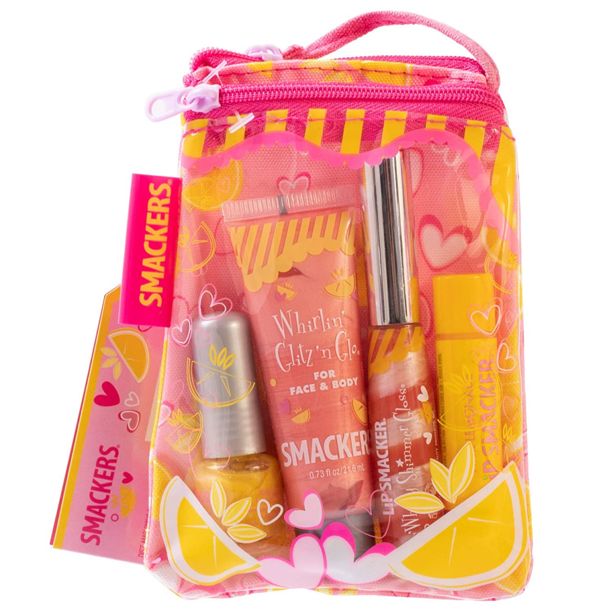 Alea's Deals Smackers Pink Lemonade Glam Bag Makeup Set  – 20% PRICE DROP+SUB/SAVE!  