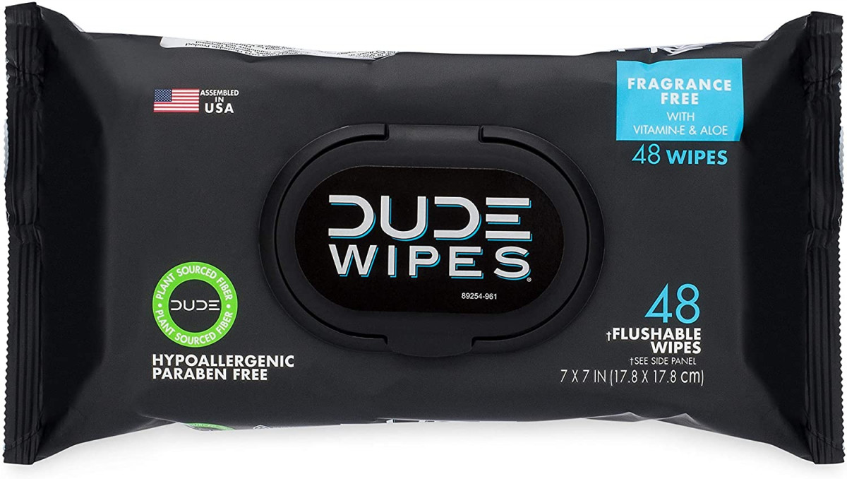 Alea's Deals DUDE Wipes Flushable Wipes Dispenser, 48 Count (Pack of 1)  – 57% PRICE DROP+SUB/SAVE!  