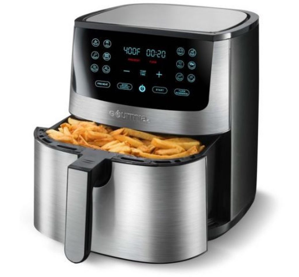 Alea's Deals Gourmia 8-Qt. Stainless Steel Digital Air Fryer for $49! *Black Friday Deal!*  