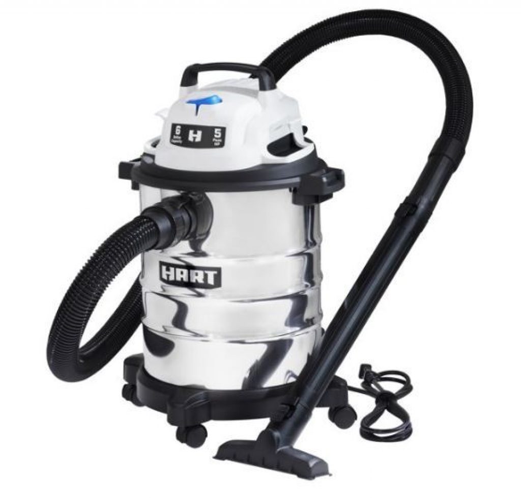 Alea's Deals Hart 6 Gallon Stainless Steel Tank Wet/Dry Vacuum for $29 (Reg $58)! *Black Friday Deal*  