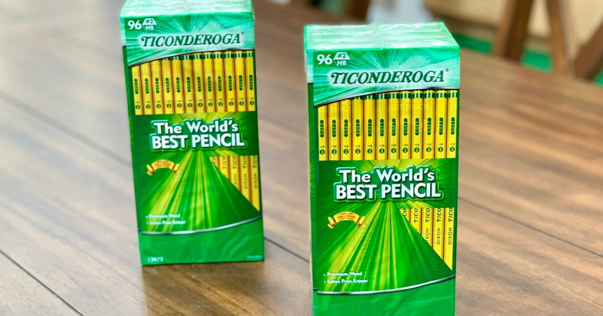 Alea's Deals Ticonderoga Pencils 96-Count Box ONLY $4.97! LOWEST PRICE EVER!  