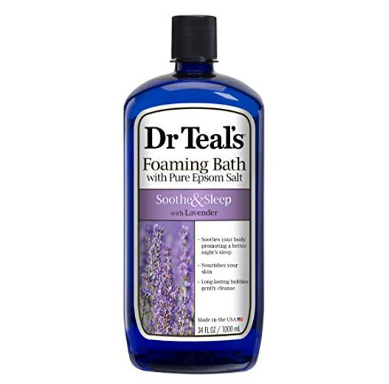 Alea's Deals Dr Teal's Foaming Bath with Pure Epsom Salt, Soothe & Sleep with Lavender – 19% PRICE DROP+QPON+SUB/SAVE!  