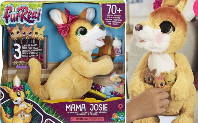 Alea's Deals FurReal Mama Josie Kangaroo ONLY $49 Shipped (Regularly $70)  