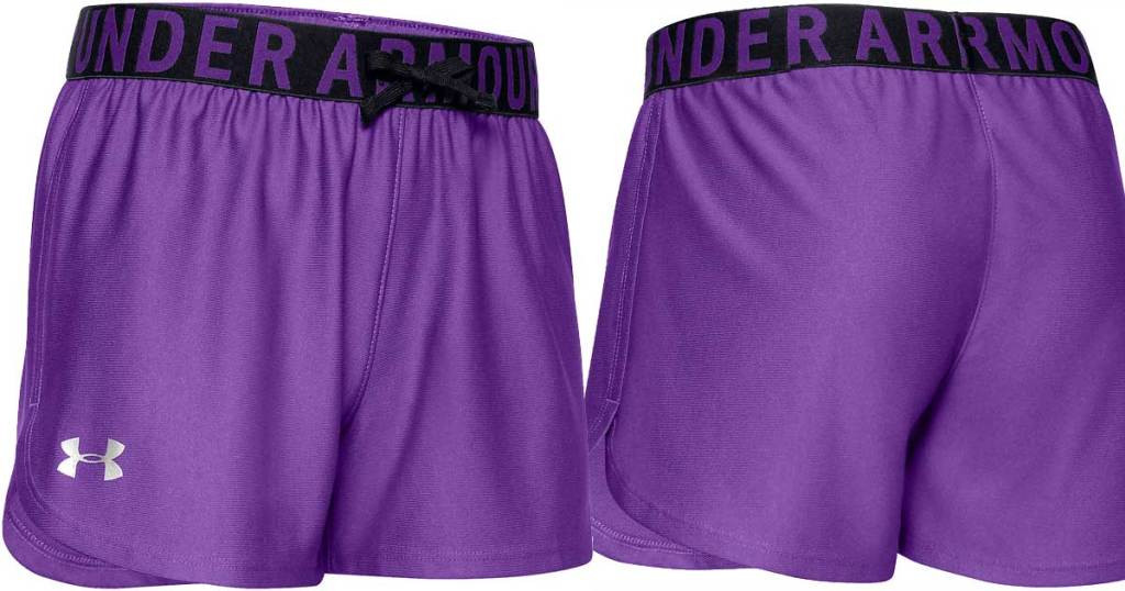 Alea's Deals 50% Off Under Armour Girls' Play Up Solid Workout Gym Shorts! Was $20.00!  