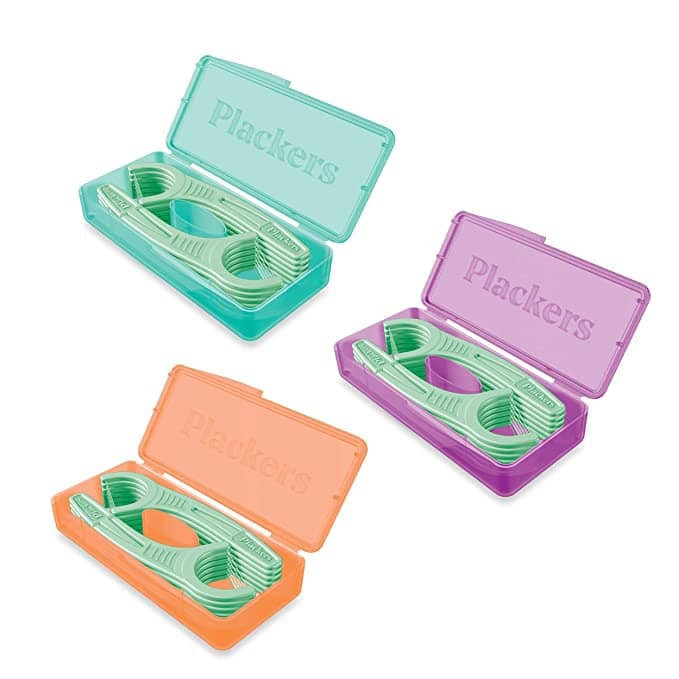 Alea's Deals 86% Off Plackers Micro Mint Dental Floss Picks with Travel Case, 12 Count! Was $7.00 ($0.58 / Count)!  