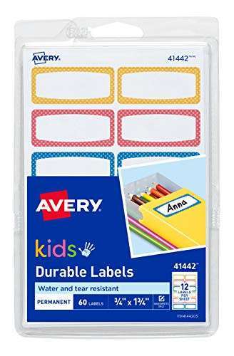 Alea's Deals 55% Off Avery Durable Labels for Kids' Gear! Was $4.19!  