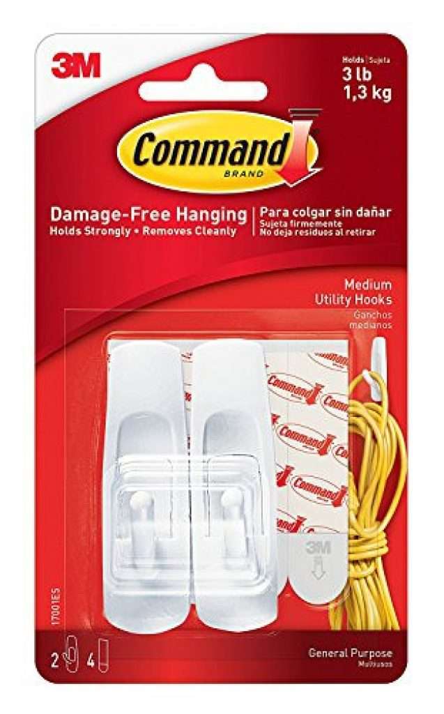 Alea's Deals 45% Off Command Medium Utility Hooks, White, 2-Hooks, 4-Strips, Organize Damage-Free! Was $4.29 ($2.14 / Count)!  