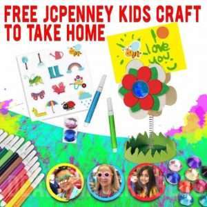 Alea's Deals JCPenny: Free Kids Craft to Take Home on April 10th!  