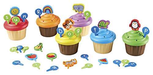 Alea's Deals 32% Off Learning Resources ABC Cupcake Party Toppers! Was $19.99!  