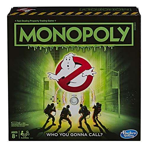 Alea's Deals 50% Off Monopoly Game: Ghostbusters Edition; Monopoly Board Game! Was $29.99!  