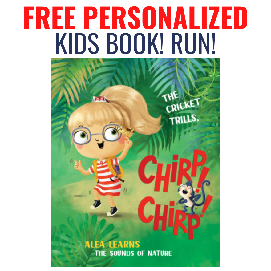 Alea's Deals Limited Stock! Free Personalized Kids Book! Just Pay $3.99 Shipping!  