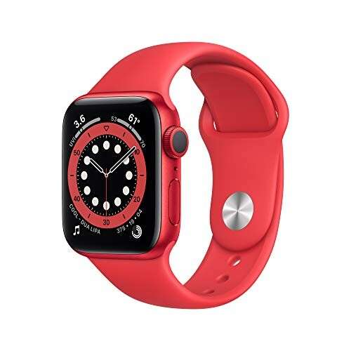 Alea's Deals 20% Off New Apple Watch Series 6 (GPS, 40mm) - (Product) RED - Aluminum Case with RED﻿ - Sport Band! Was $399.00!  