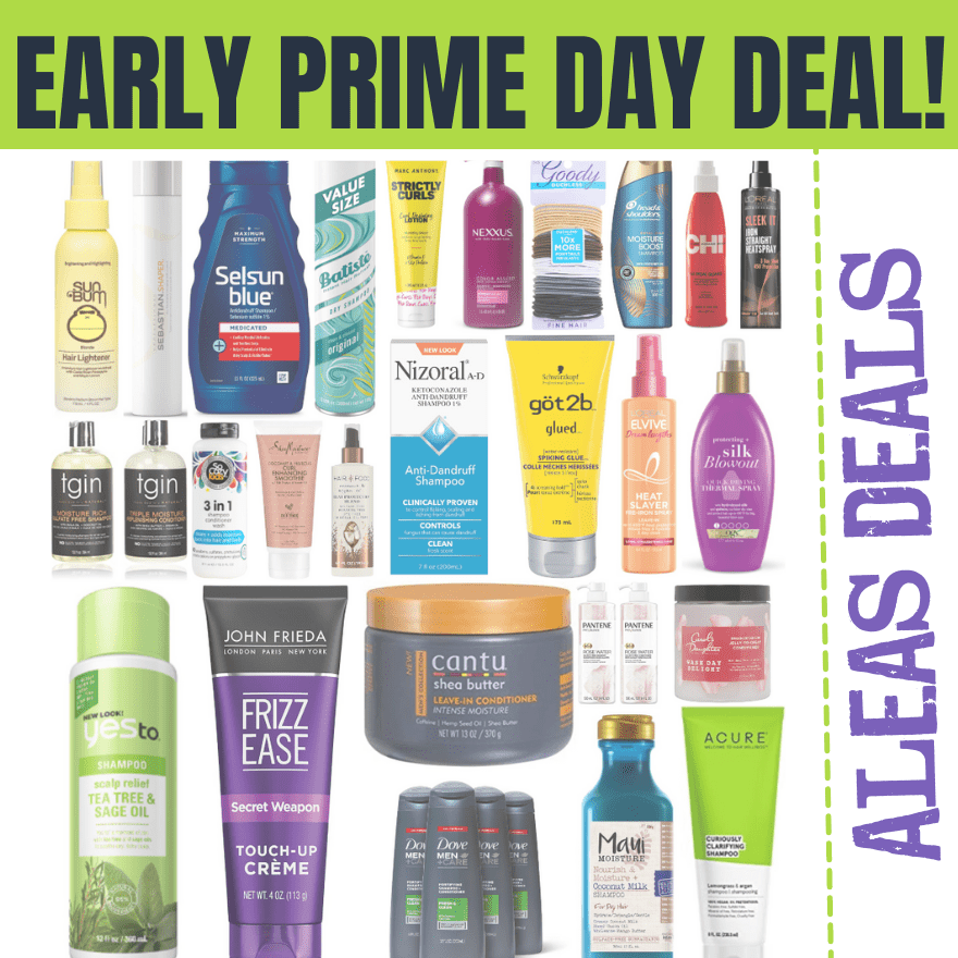 Alea's Deals EARLY PRIME DAY DEAL ON HUNDREDS OF HAIR CARE PRODUCTS!!  