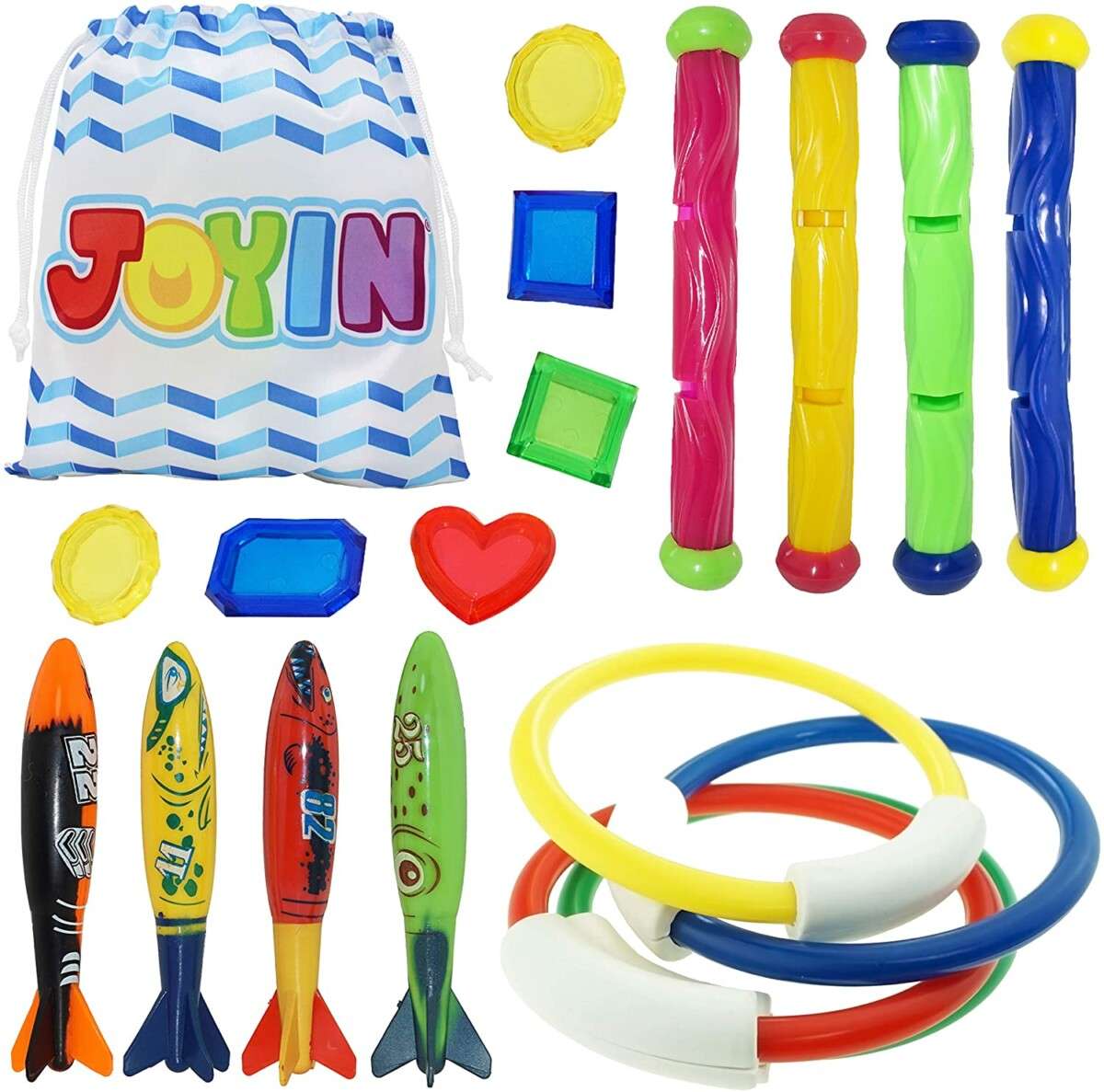 70% Off Underwater Swimming/Diving Pool Toys Bundle! Was $24.99!