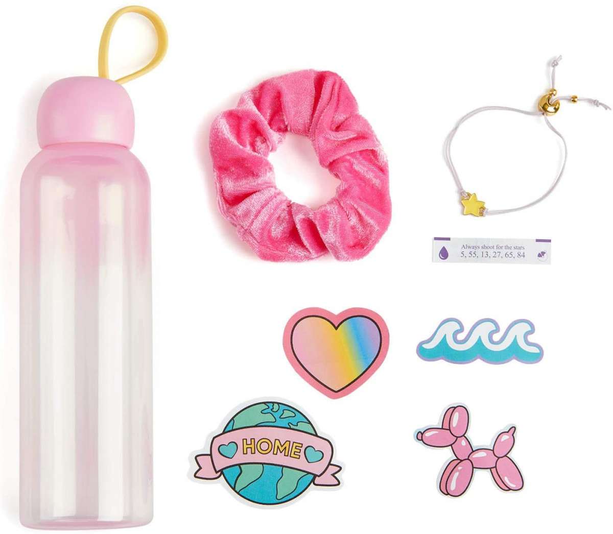 Alea's Deals 67% Off WowWee Lucky Fortune Magic Series - Reusable Water Bottle, Stickers, Lucky Bracelet, & Scrunchy - Lucky H2O Water Bottle for Teens! Was $12.99!  