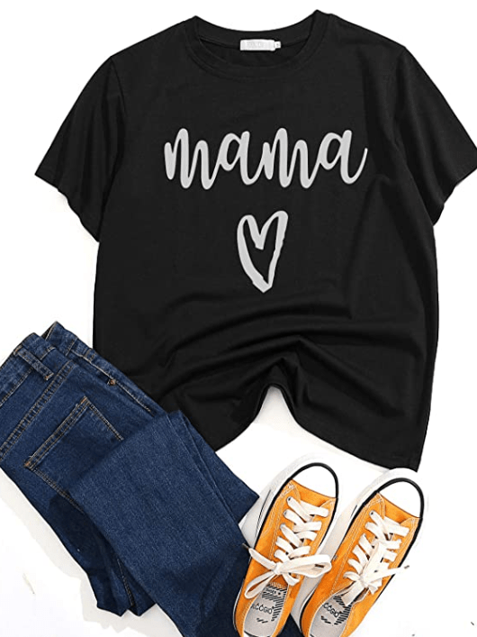 Alea's Deals 50% off Womens Mom Life T-Shirt Funny Mama Bear Graphic Shirts  