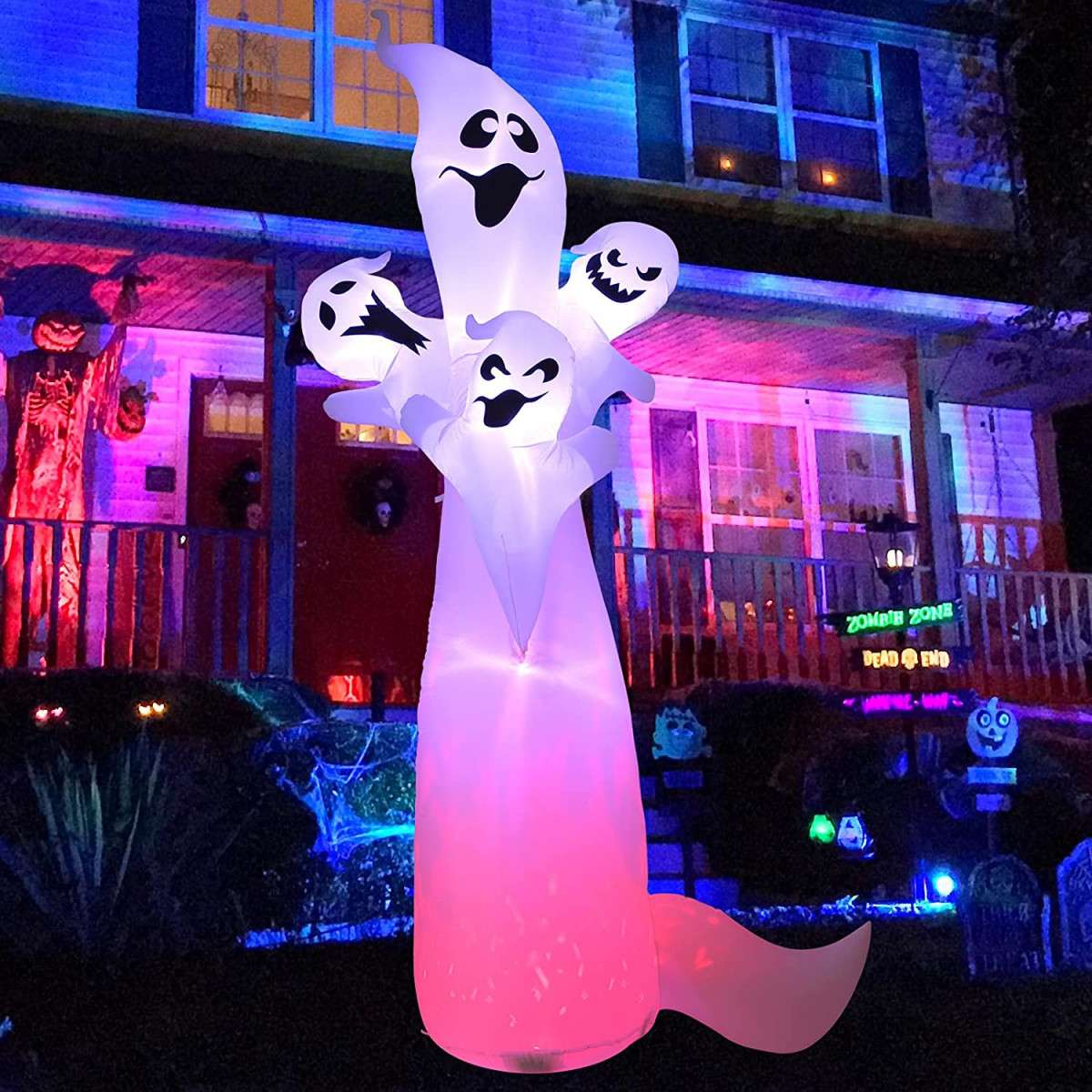 Alea's Deals 40% off 11FT Halloween Decorations Outdoor Inflatable LED Ghost  