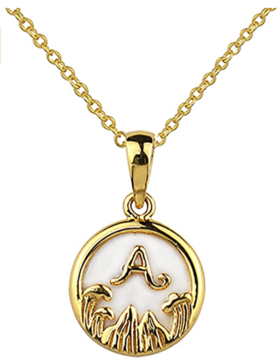 Alea's Deals 50% off Initial necklace for women girls  
