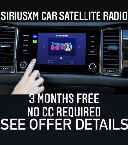 Alea's Deals SIRIUS XM: START YOUR FREE 3 – MONTH TRIAL NOW! NO CC NEEDED!  