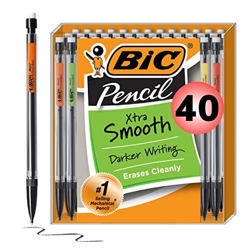 Alea's Deals 55% Off 40ct BIC Xtra-Smooth Mechanical Pencils With Erasers! Was $13.99!  