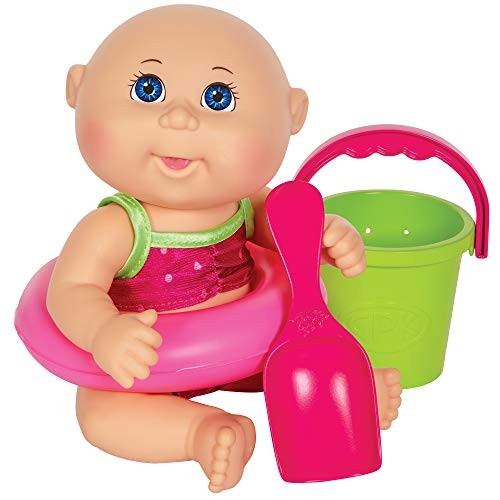 Alea's Deals 35% Off Cabbage Patch Kids Beach Time Tiny Newborn with Pink Toy Floatie, Pail and Shovel! Was $19.99!  