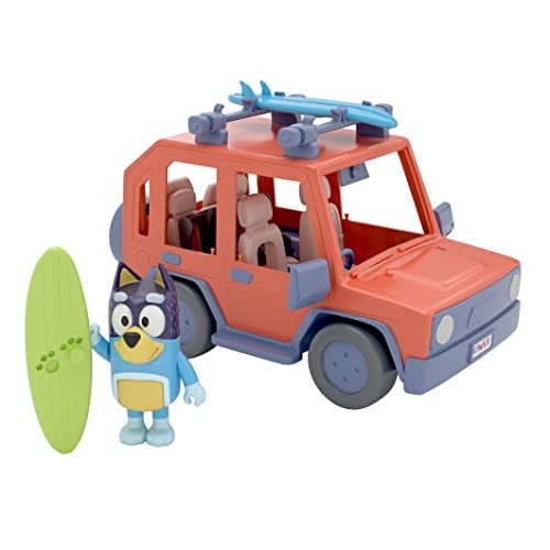 Alea's Deals 32% Off Bluey, 4WD Family Vehicle, with 1 Figure and 2 Surfboards! Was $19.99!  