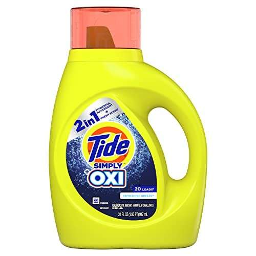 Alea's Deals (31% Off) Tide Simply +Oxi Liquid Laundry Detergent! Was $4.99!  
