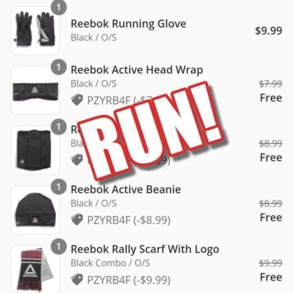 Alea's Deals Run! 🏃🏻‍♀️💨 5 Reebok Items Bundle for $9.99!  