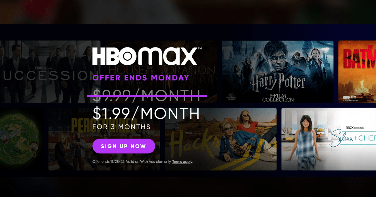 Alea's Deals *BLACK FRIDAY* Get 3 Months of HBO Max For Only $1.99! Ends Monday!  