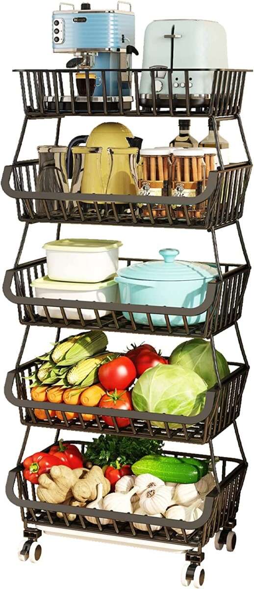 Alea's Deals 5 Tier Fruit Vegetable Basket for Kitchen - 40% OFF!  