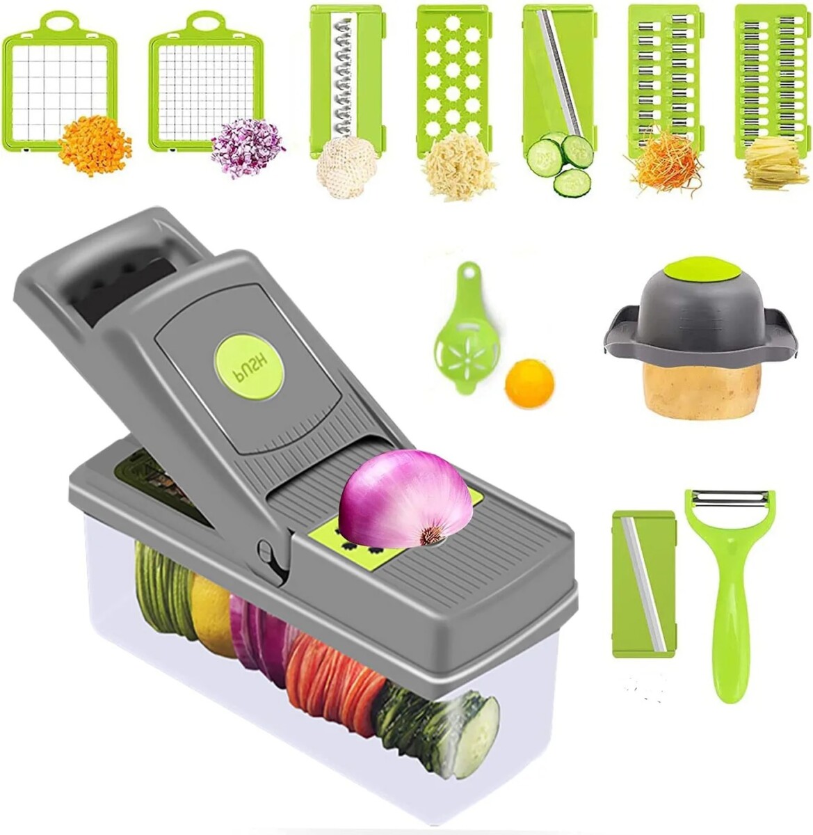 Alea's Deals Vegetable Chopper With Container-50%OFF  