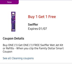 Alea's Deals FREE Swiffer Wet Jet Pads at Family Dollar!  