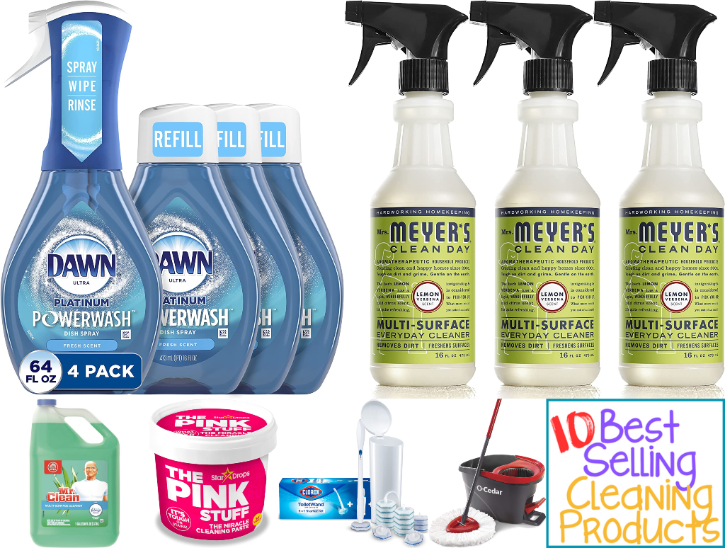 Alea's Deals Top 10 Best Selling Cleaning Products!  
