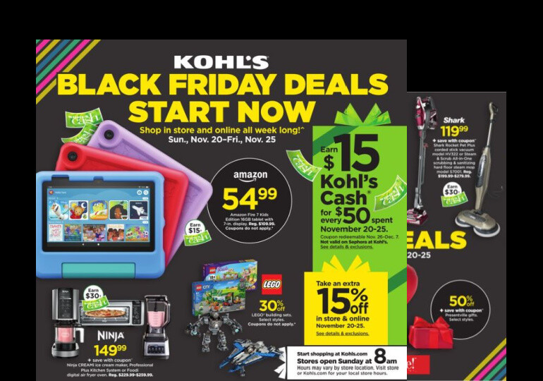 Alea's Deals *LIVE NOW!* Kohl's Official Black Friday Ad Scan - 52 PAGES!!!!  