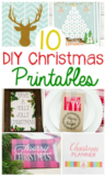 10 DIY Christmas Printables!