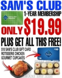 WHOA! Sam’s Club Membership as low as FREE!! GO NOW!