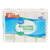 *IN STOCK* Great Value Everyday Strong Paper Towels, 4 Double Rolls only $3.82!