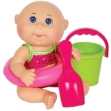 35% Off Cabbage Patch Kids Beach Time Tiny Newborn with Pink Toy Floatie, Pail and Shovel! Was $19.99!