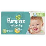 Diapers Size 4, 92 Count – Pampers Baby Dry Disposable Baby Diapers, Super Pack Up to 41% Off! Was $41.29 ($0.45 / Count)!