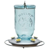 Perky-Pet 785 Mason Jar Hummingbird Feeder,Blue Mason Jar Up to 42% Off! Was $29.28!