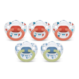 NUK Orthodontic Pacifiers, 6-18 Months, 5-Pack Up to 75% Off! Was $9.99!