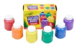 Crayola Washable Kids Paint, 6 Count, Kids At Home Activities, Painting Supplies, Gift Up to 55% Off! Was $14.00!